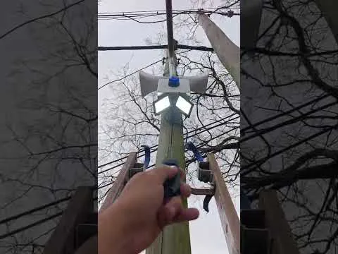 Vista previa del video de activación manual de una alarma vecinal.